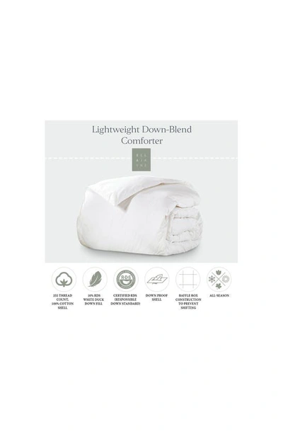 Ella Jayne Home Down Feather Blend Comforter In White