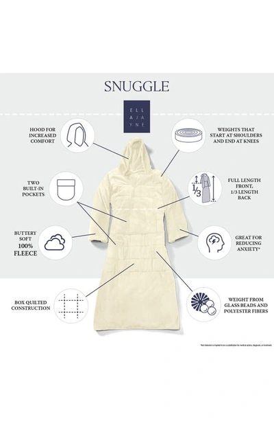 Ella Jayne Home Weighted Anti-anxiety Wearable Blanket In Natural