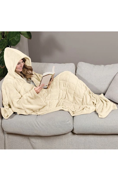 Ella Jayne Home Weighted Anti-anxiety Wearable Blanket In Natural