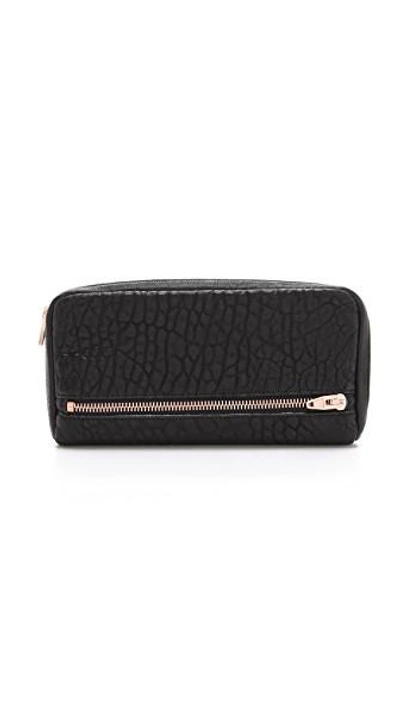 Shop Alexander Wang Fumo Continental Wallet In Black