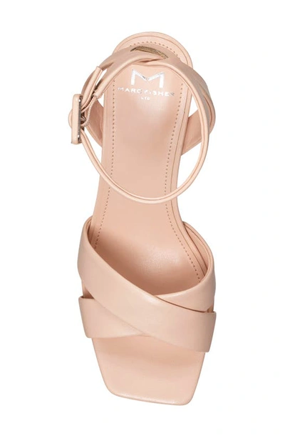 Shop Marc Fisher Ltd Faril Ankle Strap Platform Sandal In Light Pink 681