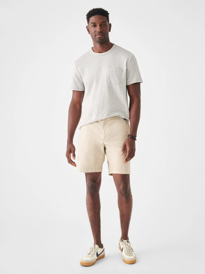 Shop Faherty Sunwashed Pocket T-shirt In Heather Grey