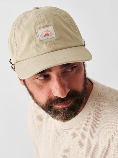 Faherty Sun & Wave&trade; Dad Hat In Rock Stone