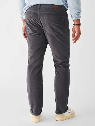 Shop Faherty Stretch Corduroy 5-pocket Pants (32" Inseam) In Faded Navy