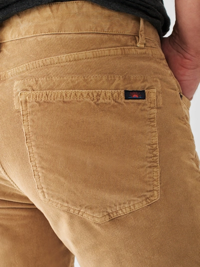 Faherty Stretch Terry Slim Fit Pants In Desert Beige