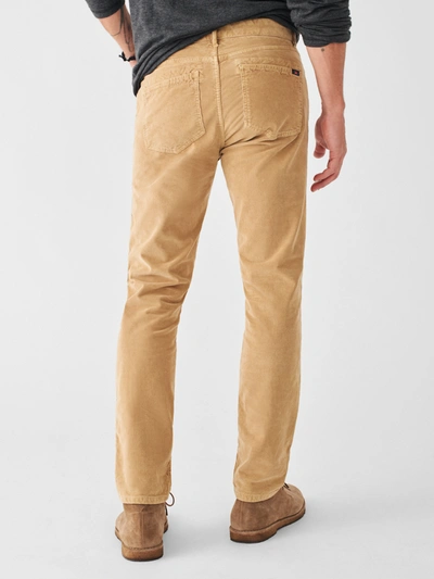 Faherty Stretch Terry Slim Fit Pants In Desert Beige