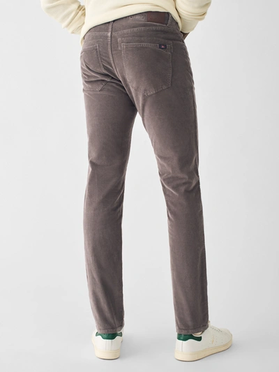 Shop Faherty Stretch Corduroy 5-pocket Pants (32" Inseam) In Rugged Grey