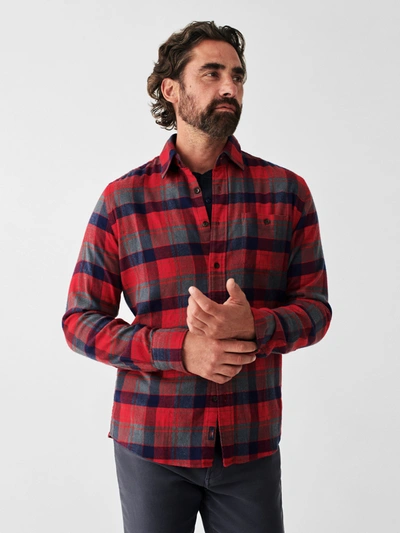 Shop Faherty The Movement&trade; Flannel Shirt In Crimson River Plaid