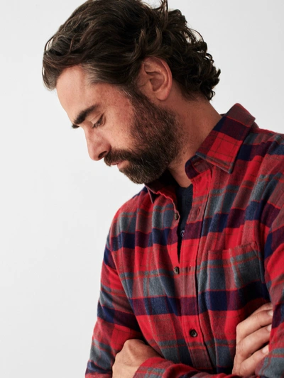 Shop Faherty The Movement&trade; Flannel Shirt In Crimson River Plaid