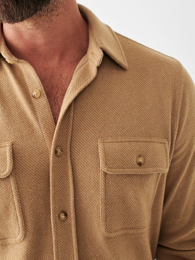 Shop Faherty Legend&trade; Sweater Shirt In Wheat Twill