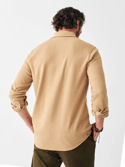 Shop Faherty Legend&trade; Sweater Shirt In Wheat Twill