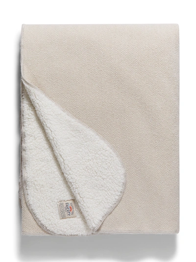 Faherty Whitewater High Pile Fleece Blanket In Summer Sands
