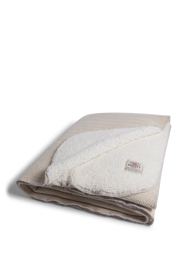 Faherty Whitewater High Pile Fleece Blanket In Summer Sands