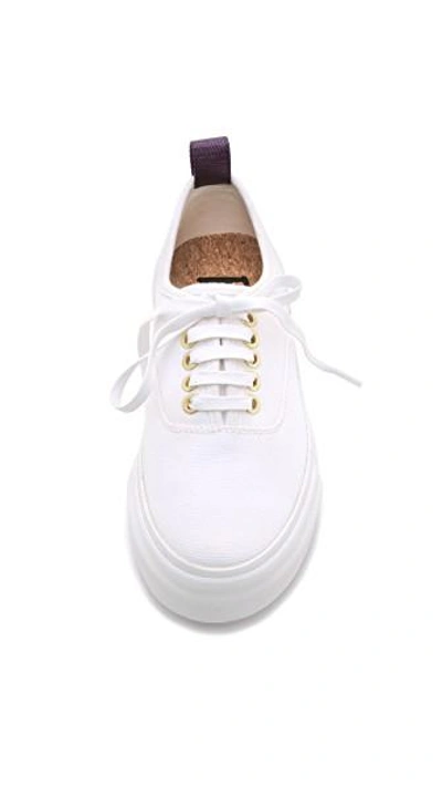 Shop Eytys Mother Canvas Sneakers In White