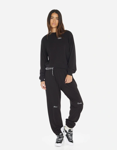 Lauren Moshi Spalding Positive Happyface In Black