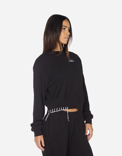 Lauren Moshi Spalding Positive Happyface In Black