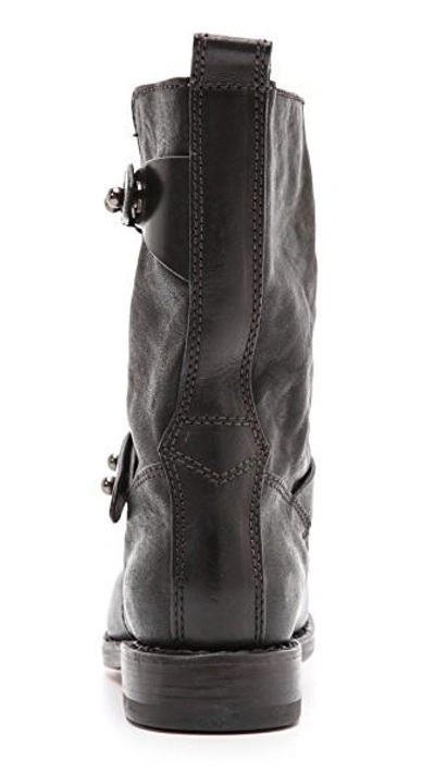 Shop Rag & Bone Moto Boots Ii In Black