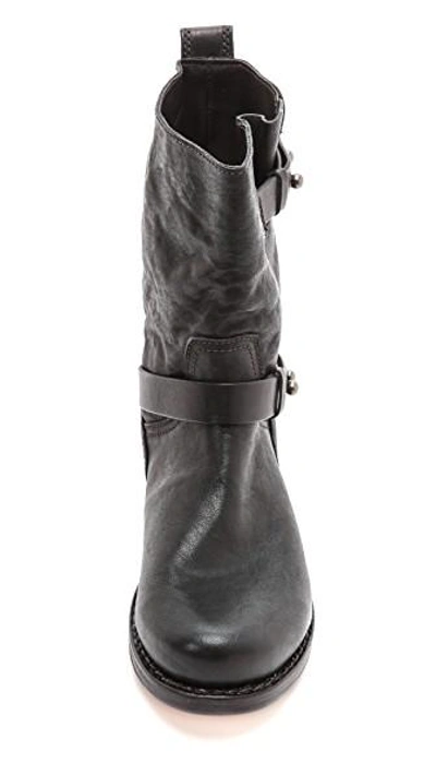 Shop Rag & Bone Moto Boots Ii In Black