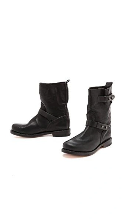 Shop Rag & Bone Moto Boots Ii In Black