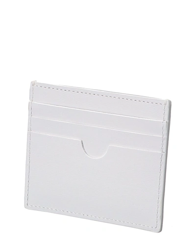 Shop Off-white Jitney Simple Leather Card Case In White