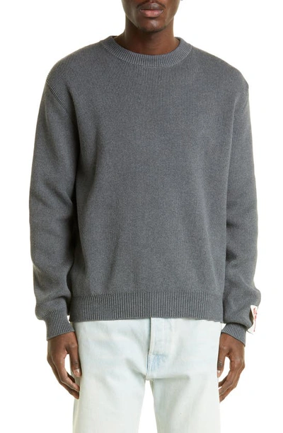 Shop Golden Goose Cotton Sweater In Grey