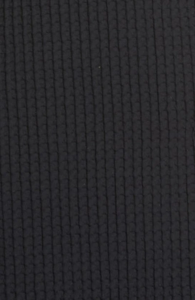 Shop Eileen Fisher Grid Stretch Cotton & Tencel® Blend Jacket In Black