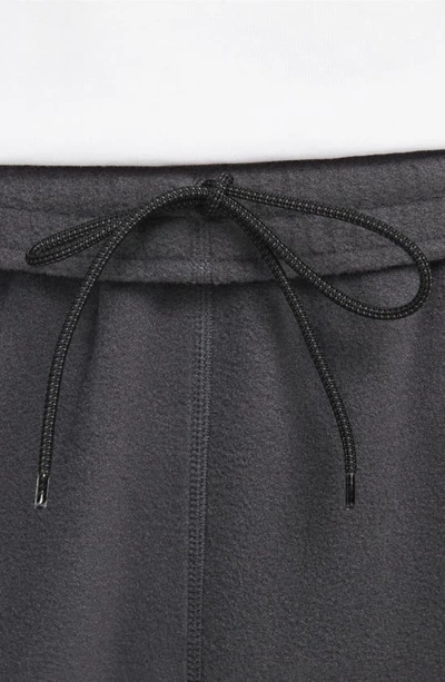 Shop Nike Polar Fleece Sweatpants In Anthracite/ Black/ White