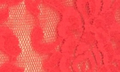 Hanky Panky Racy Signature Lace Open Teddy In Red