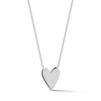 Shop Dana Rebecca Designs Drd Heart Necklace In White Gold