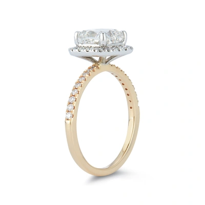 Shop Dana Rebecca Designs Halo Engagement Ring With 2.0  Ct. Radiant