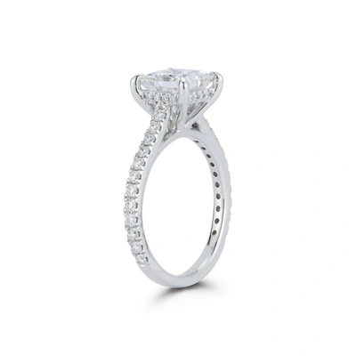 Shop Dana Rebecca Designs Halo Engagement Ring With 2.01 Ct. Princess Cut