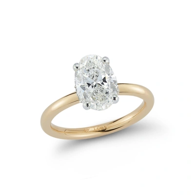 Shop Dana Rebecca Designs Hidden Halo Engagement Ring With 2.01 Ct. Oval Cut