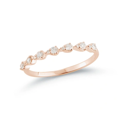Shop Dana Rebecca Designs Sophia Ryan Teardrop Ring In Rose Gold