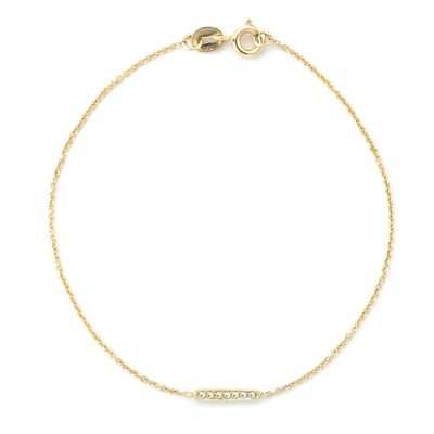 Shop Dana Rebecca Designs Sylvie Rose Single Bar Bracelet In Yellow Gold