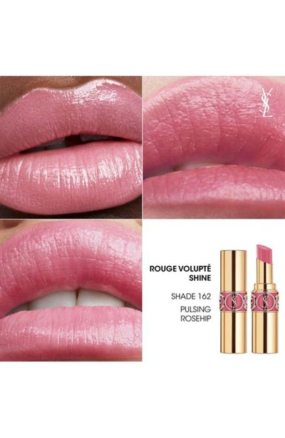 Shop Saint Laurent Rouge Volupté Shine Oil-in-stick Lipstick Balm In 162 Pulsing Rosehip