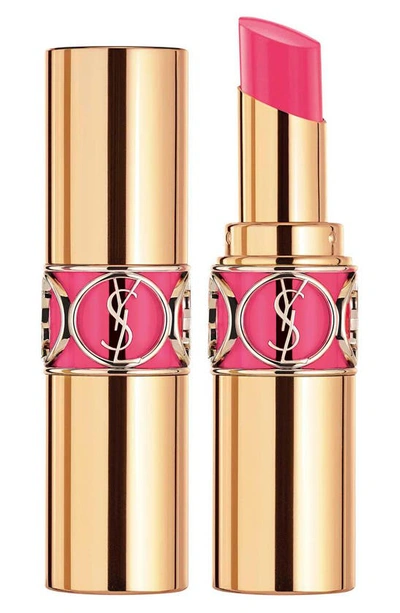 Shop Saint Laurent Rouge Volupté Shine Oil-in-stick Lipstick Balm In 163 Showstopping Rose