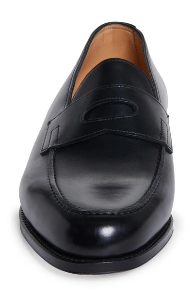 Shop John Lobb Lopez Penny Loafer In Black