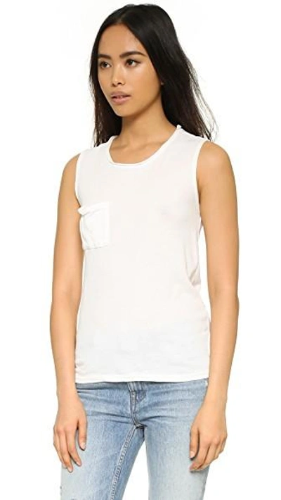 Shop Cotton Citizen The Marbella Muscle Tank In Bone