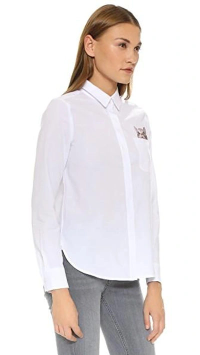 Shop Paul & Joe Sister Chaperche Button Down Shirt In White