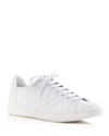 VINCE Varin Embossed Low Top Lace Up Sneakers