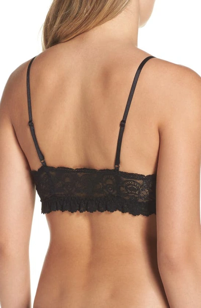 Hanky Panky After Midnight Peek-a-boo Crotchless Brief 972701 In Black