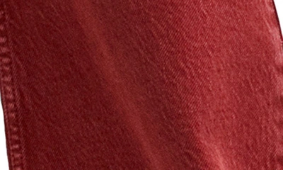 Mango Women's Color Washed Wide Leg Jeans In Red