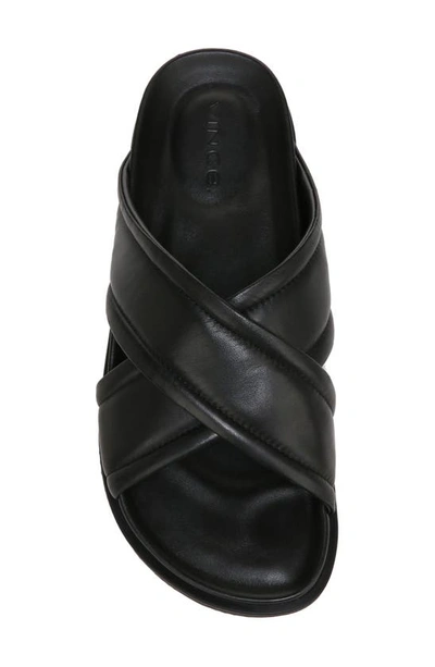 Shop Vince Derek Slide Sandal In Black
