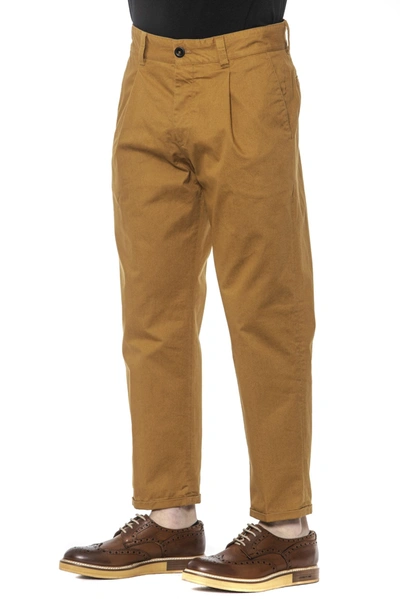 Shop Pt Torino Brown Cotton Jeans &amp; Men's Pant