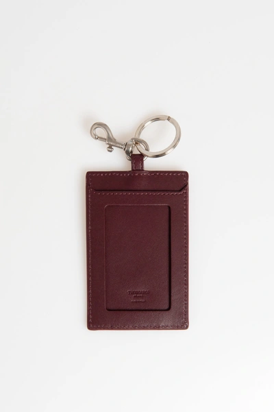 Shop Trussardi Brown Leather Men's Keychain