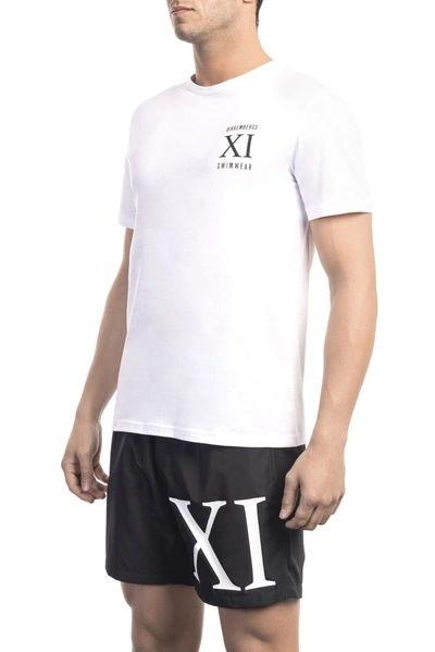 Shop Bikkembergs White Cotton Men's T-shirt