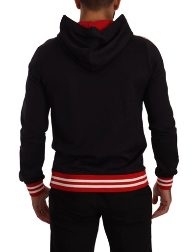 Shop Dolce & Gabbana Black Year Of The Pig Hooded Pullover Men's Sweater