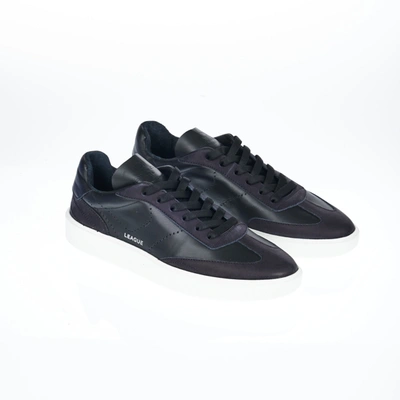 Shop Pantofola D'oro Black Leather Men's Sneaker