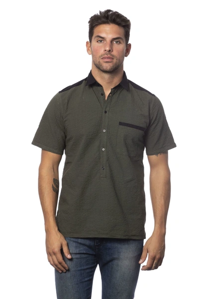 Shop Verri Army Cotton Men's Shirt
