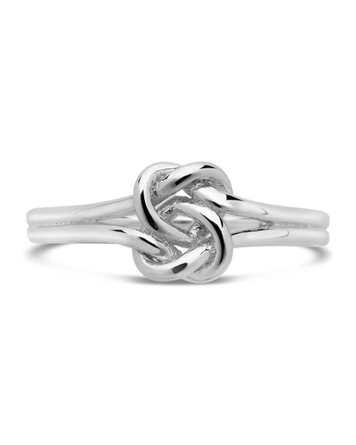 Sterling Forever Sterling Silver Intricate Knot Ring